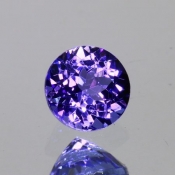 ok. 0,565ct/szt. -ZACHWYCAJĄCY TANZANIT NAT.- okrągły d4,93x4,94/3,32mm