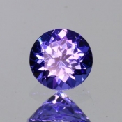 ok. 0,51ct/szt. -ZACHWYCAJĄCY TANZANIT NAT.- okrągły d5,09x5,12/3,22mm