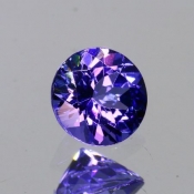 ok. 0,51ct/szt. -ZACHWYCAJĄCY TANZANIT NAT.- okrągły d5,09x5,12/3,22mm