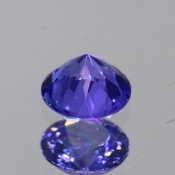 ok. 0,51ct/szt. -ZACHWYCAJĄCY TANZANIT NAT.- okrągły d5,09x5,12/3,22mm