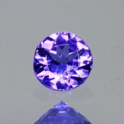 ok. 0,22ct/szt. -ZACHWYCAJĄCY TANZANIT NAT.- okrągły d3,88x3,96/2,21mm