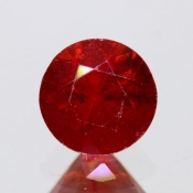 ok. 1,54ct/szt. - RUBIN IMPREGNOWANY NAT.- d6,67x6,60/5,02mm okrągły