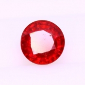 ok. 0,84ct/szt. - RUBIN IMPREGNOWANY NAT.- d5,20x5,26/3,24mm okrągły