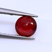 ok. 0,535ct/szt. - RUBIN IMPREGNOWANY NAT.- d4,70x4,63/2,33mm okrągły