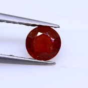 ok. 0,52ct/szt. - RUBIN IMPREGNOWANY NAT.- d4,42x4,50/2,67mm okrągły