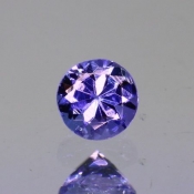 ok. 0,28ct/szt. -ZARĘCZYNOWY TANZANIT NAT.- okrągły d3,82x3,80/2,85mm