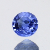 ok. 0,43ct/szt. -SYJAMSKI SZAFIR NAT.- okrągły d4,35x4,42/2,49mm