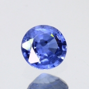 ok. 0,43ct/szt. -SYJAMSKI SZAFIR NAT.- okrągły d4,35x4,42/2,49mm