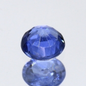 ok. 0,43ct/szt. -SYJAMSKI SZAFIR NAT.- okrągły d4,35x4,42/2,49mm