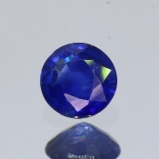 ok. 0,4ct/szt. - SZAFIR NAT.- d4,36x4,44/2,26mm okrągły