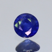 ok. 0,4ct/szt. - SZAFIR NAT.- d4,36x4,44/2,26mm okrągły