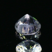 ok. 0,25ct/szt. -BIAŁY CEJLOŃSKI SZAFIR NAT.- d3,50/2,66mm  okrągły