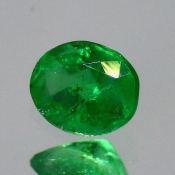 ok. 0,28ct/szt. -PRZEPIĘKNY SZMARAGD NAT.- 4,91x3,85/2,60mm owal