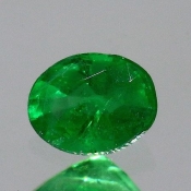 ok. 0,28ct/szt. -PRZEPIĘKNY SZMARAGD NAT.- 4,91x3,85/2,60mm owal