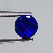 ok. 0,4ct/szt. -NIEBIESKI CENNY OPAL NAT.- d5,10x5,09/1,85mm okrągły