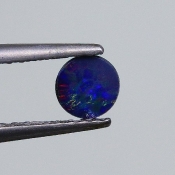 ok. 0,26ct/szt. -FEERIA BARW! AUSTRALIJSKI  OPAL NAT.- d4,20x4,21/1,62mm okrągły