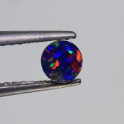 ok. 0,25ct/szt. -FEERIA BARW! AUSTRALIJSKI  OPAL NAT.- d3,94x3,96/1,64mm okrągły