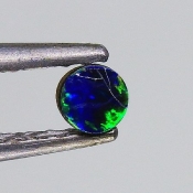 ok. 0,105ct/szt. -FEERIA BARW! AUSTRALIJSKI  OPAL NAT.- d2,70x2,70/1,53mm okrągły