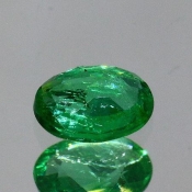 ok. 0,295ct/szt. -KRYSTALICZNY  SZMARAGD NAT.- 5,04x3,86/2,12mm owal