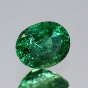 ok. 0,45ct/szt. -KRYSTALICZNY  SZMARAGD NAT.- 5,26x4,19/3,14mm owal