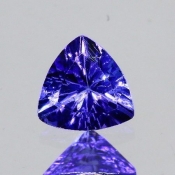 ok. 0,445ct/szt. -IDEALNY  TANZANIT NAT.- 4,91x4,93/3,02mm trilion