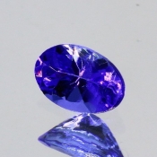 ok. 0,395ct/szt. -IDEALNY  TANZANIT NAT.- 5,60x3,80/2,76mm owal