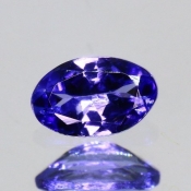 ok. 0,42ct/szt. -IDEALNY  TANZANIT NAT.- 6,01x3,79/2,44mm owal