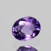 ok. 0,34ct/szt. -IDEALNY  AMETYST NAT.- 4,92x3,89/2,64mm owal