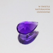 ok. 0,49ct/szt. -ZMIENNOBARWNY AMETYST NAT.- 6,89x4,87/2,80m kropla