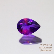 ok. 0,61ct/szt. -ZMIENNOBARWNY AMETYST NAT.- 7,01x4,94/3,39mm kropla