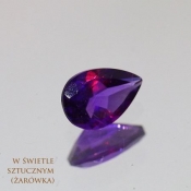 ok. 0,63ct/szt. -ZMIENNOBARWNY AMETYST NAT.- 7,16x4,98/3,32mm kropla