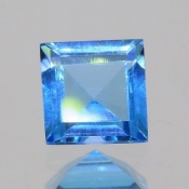 ok. 0,79ct/szt. -IDEALNY  TOPAZ NAT.- 5,02x5,09/3,02mm kwadrat