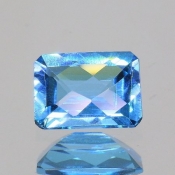 ok. 1,125ct/szt. -IDEALNY  TOPAZ NAT.- 7,09x5,04/3,27mm ośmiokąt