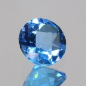 ok. 1,2ct/szt. -IDEALNY  TOPAZ NAT.- 6,53x6,59/3,97mm okrągły