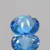 ok. 1,2ct/szt. -IDEALNY  TOPAZ NAT.- 6,53x6,59/3,97mm okrągły