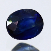 ok. 0,535ct/szt. - SZAFIR NAT.- 5,00x3,95/3,00mm owal