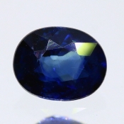 ok. 0,425ct/szt. -PRZEPIĘKNY SZAFIR NAT.- 4,98x3,93/2,36mm owal