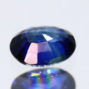 ok. 0,425ct/szt. -PRZEPIĘKNY SZAFIR NAT.- 4,98x3,93/2,36mm owal