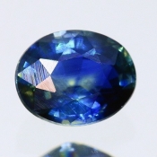 ok. 0,55ct/szt. -ZŁOCISTO-BŁĘKITNY SZAFIR NAT.- 5,13x4,12/2,79mm owal