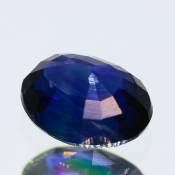 ok. 0,55ct/szt. -ZŁOCISTO-BŁĘKITNY SZAFIR NAT.- 5,13x4,12/2,79mm owal