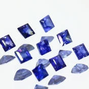 ok. 0,3ct/szt. - SZAFIR NAT.- 3,2x3,2mm / 2,5mm kwadrat