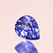 ok. 0,42ct/szt. - SZAFIR NAT.- 5,04x4,05/2,55mm kropla