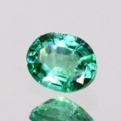 ok. 0,38ct/szt. -NAJCZYSTSZY SZMARAGD NAT.- 5,48x4,37/2,58mm owal