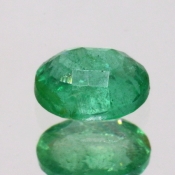 ok. 0,53ct/szt. -KRYSTALICZNY SZMARAGD NAT.- 5,76x4,69/2,85mm owal