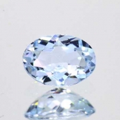 ok. 0,66ct/szt. -CZARUJĄCY AKWAMARYN NAT.- 7,10x5,14/3,19mm owal