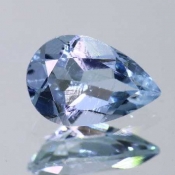 ok. 1ct/szt. -OLŚNIEWAJĄCY AKWAMARYN NAT.- 8,91x6,02/3,72mm kropla