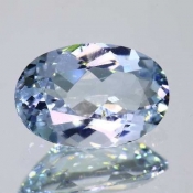 ok. 2,155ct/szt. -OLŚNIEWAJĄCY AKWAMARYN NAT.- 11,11x7,48/4,35mm owal