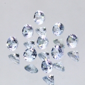 ok. 0,14ct/szt. -PIĘKNY AKWAMARYN NAT.- d3,60+/-0,05mm h2,6mm okrągły