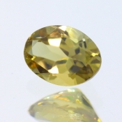 ok. 0,83ct/szt. -SŁOMKOWY TURMALIN NAT.- 7,14x5,08/3,58mm owal