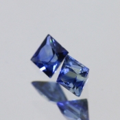 ok. 0,305ct/szt. -CEJLNOŃSKI PIĘKNY I CENNY SZAFIR NAT.- 3,5x3,5/2,8mm kwadrat	